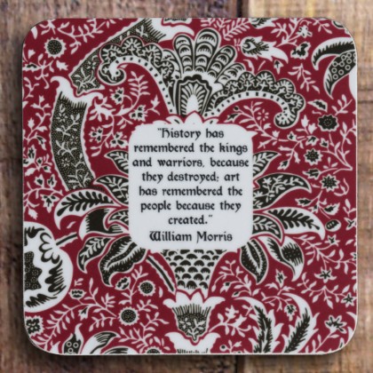 William Morris history coaster William Morris history coaster