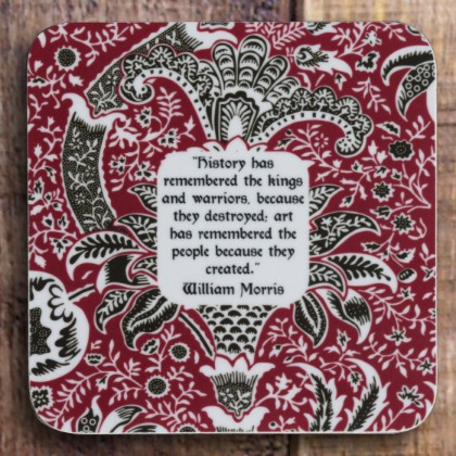 William Morris history coaster