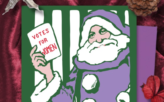 Purple Santa Votes for Women Purple Santa Votes for Women