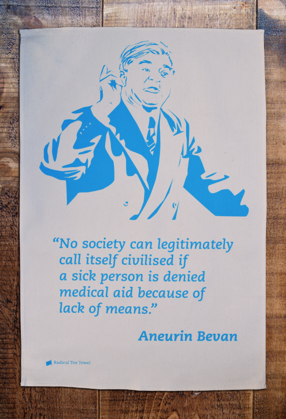 Aneurin Bevan tea towel