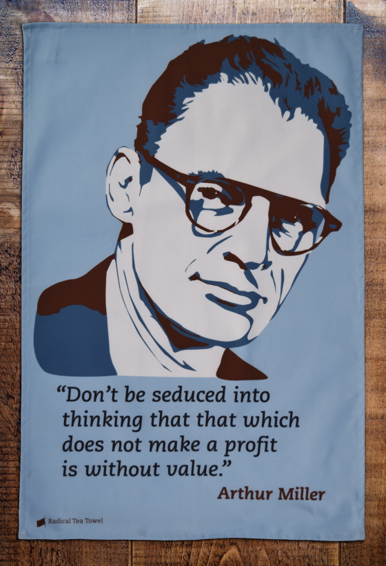 Arthur Miller tea towel