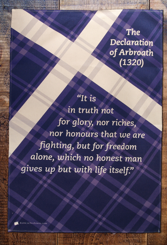Declaration of Arbroath Tea Towel Declaration of Arbroath Tea Towel