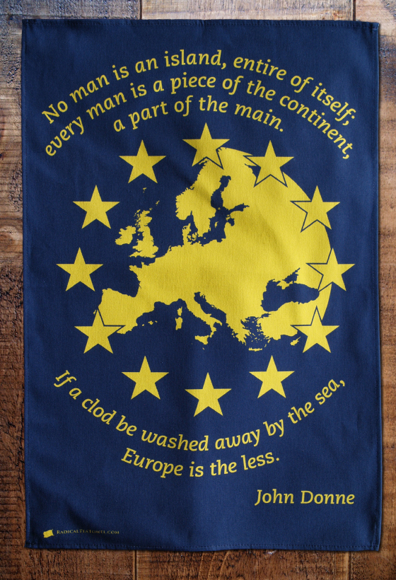 Europe Tea Towel Europe Tea Towel