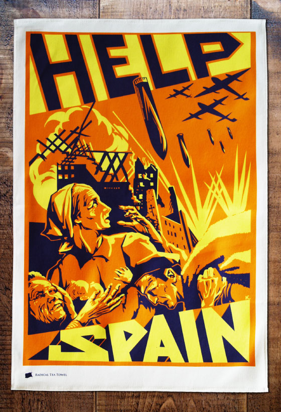 Spanish Civil War tea towel Spanish Civil War tea towel