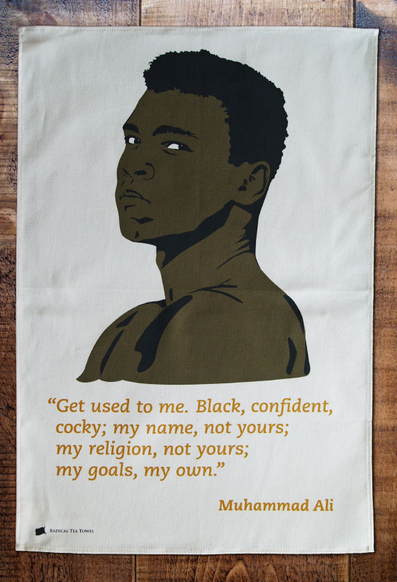 Muhammad Ali Tea Towel