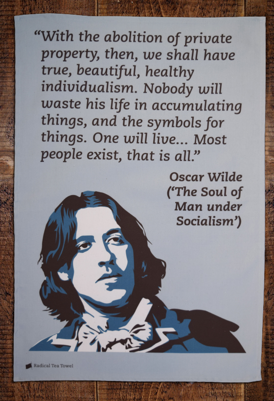 Oscar Wilde tea towel