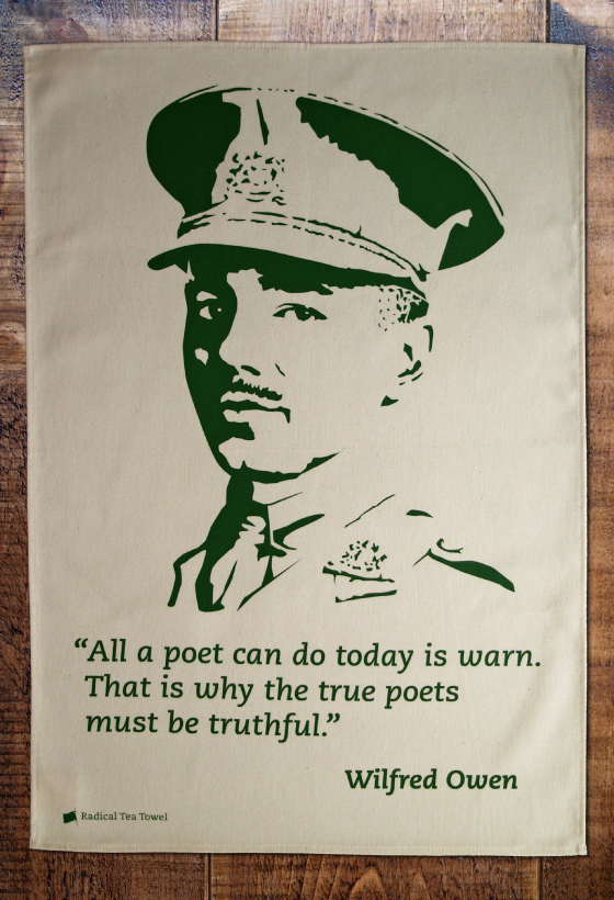 Wilfred Owen tea towel Wilfred Owen tea towel